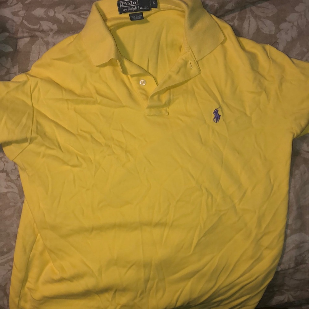 Yellow Polo Shirt Ralph Lauren